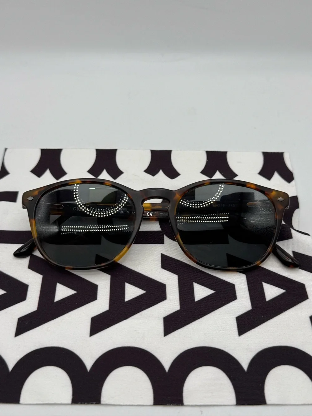 Giorgio Armani EYEGLASSES AR 7074 5492 STRIPED BROWN RX AUTHENTIC